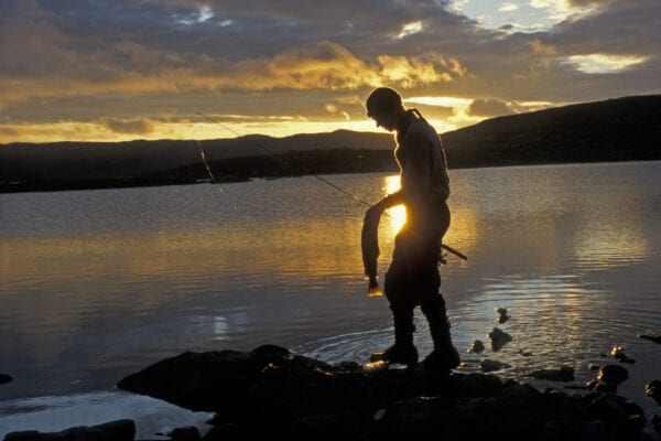 Fishing trip in the mountains